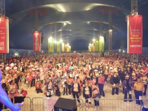 view from the stage